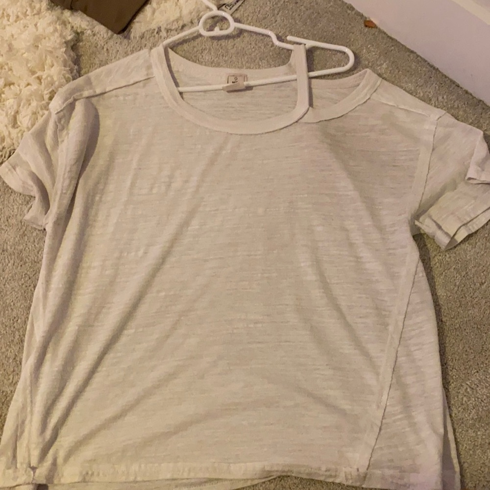 white flowy shirt